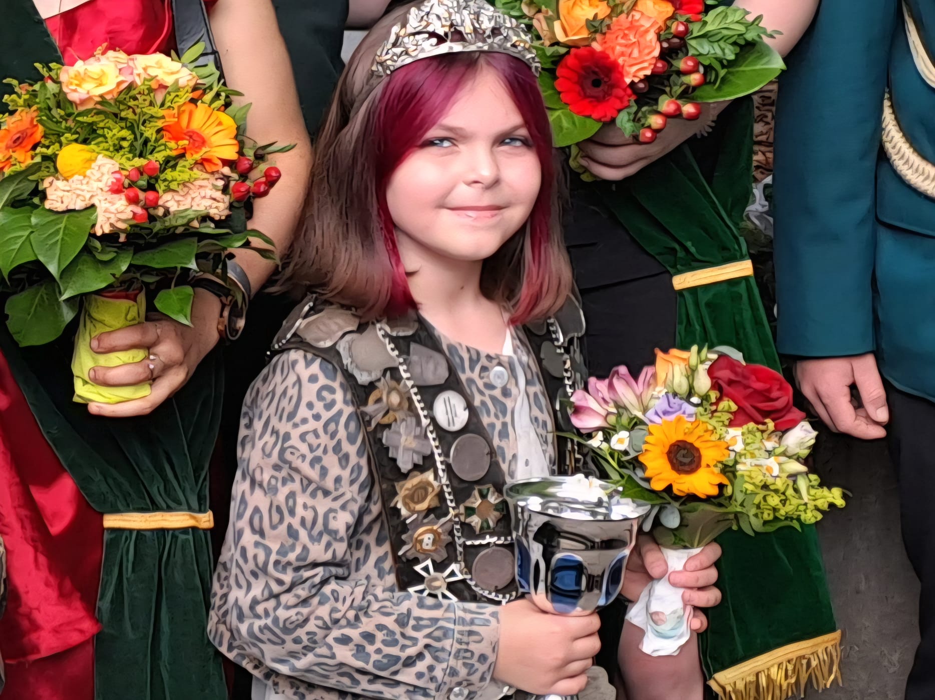 Kinderschützenkönigin Divia Schamanova